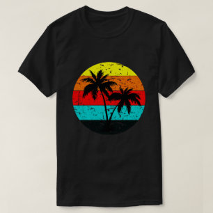 Sonnenuntergangspalme T-Shirt