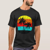 Sonnenuntergangspalme T-Shirt (Vorderseite)