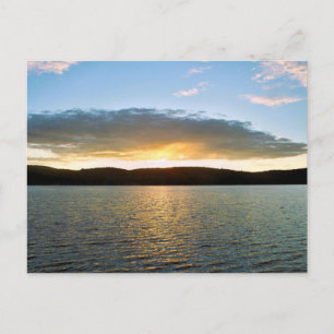 Sonnenuntergangspostkarte Postkarte