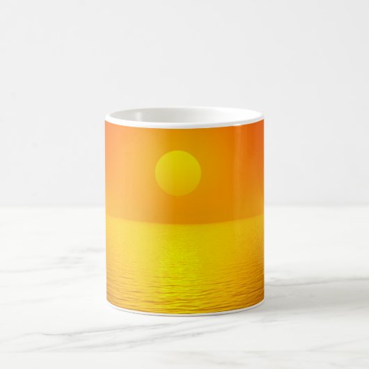 Sonnenuntergangsreflexion Kaffeetasse (Mittel)