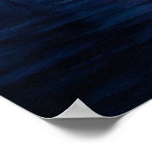 Sonnenuntergangsreflexionen über dem Herbstsee Poster (Ecke)