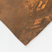 Sonnenuntergangsreiter über den Pyramiden Fleecedecke (Ecke)