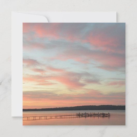 Sonnenuntergangsruhe Save The Date (Vorderseite)