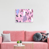 SONNENUNTERGANGSSEGEL LEINWANDDRUCK (Insitu (Wohnzimmer))