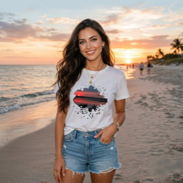 Sonnenuntergangsserenität | Abendliche Lagune T-Shirt