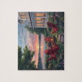 Sonnenuntergangsserenität am See Puzzle (Vertikal)