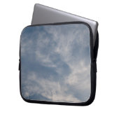 Sonnenuntergangsskies oben laptopschutzhülle (Vorderseite Links)