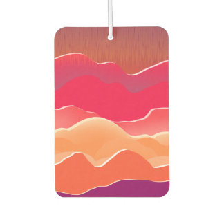 Sonnenuntergangsspitzen Moderne Papierkollektion K Autolufterfrischer