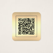Sonnenuntergangsstaub-QR-Code-Foto-Profilkarte (Rückseite)
