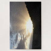 Sonnenuntergangsstrahlen Puzzle (Vertikal)