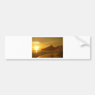 Sonnenuntergangsstrand Tropischer Ozean Wasser Fri Autoaufkleber