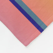 Sonnenuntergangsstreifen Fleecedecke (Ecke)