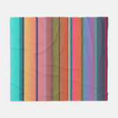 Sonnenuntergangsstreifen Fleecedecke (Vorderseite (Horizontal))