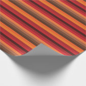 Sonnenuntergangsstreifen Geschenkpapier (Ecke)
