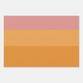 Sonnenuntergangsstreifen Geschenkpapier Set (Vorderseite 2)