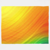 Sonnenuntergangsstrom Fleecedecke (Vorderseite (Horizontal))