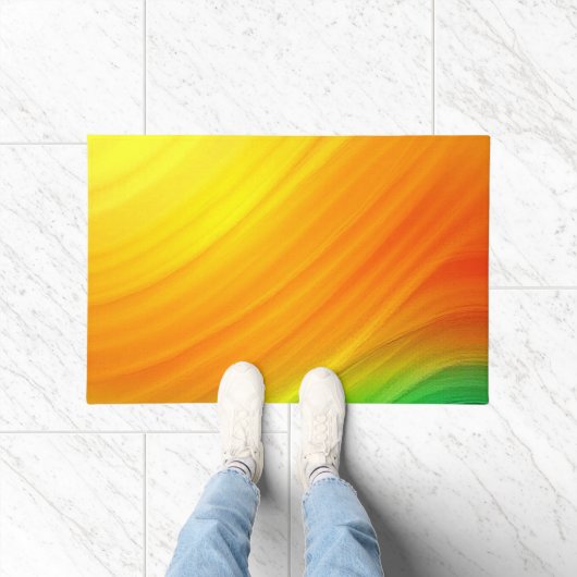 Sonnenuntergangsstrom Fußmatte (Indoor)