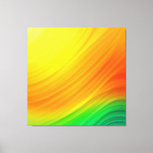 Sonnenuntergangsstrom Leinwanddruck