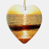 Sonnenuntergangstrand, Cape May NJ Keramik Ornament (Rechts)