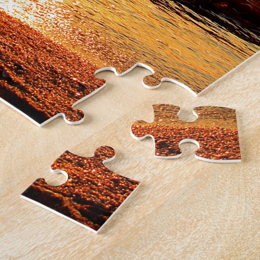 Sonnenuntergangstrand, Cape May NJ Puzzle (Seite)