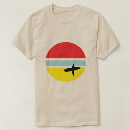 Sonnenuntergangsurfer-T - Shirt (Design vorne)