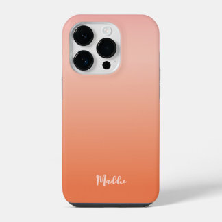 Sonnenuntergangsverlauf Orange und Warme Farbe iPhone 14 Pro Hülle