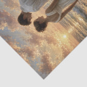 Sonnenuntergangsversprechen am Meer Decoupage Seidenpapier (Ausschnitt)