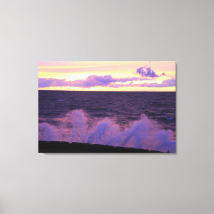 Sonnenuntergangswaden Gestohlene Canvas Print Leinwanddruck
