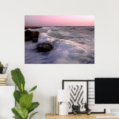 Sonnenuntergangswelle Poster (Heimbüro)