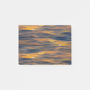 Sonnenuntergangswellenmuster drucken post-it klebezettel