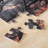Sonnenuntergangszweige Puzzle (Seite)