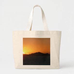 Sonnenuntergangtasche Jumbo Stoffbeutel