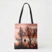 Sonnenuntergangwolf Tasche (Vorderseite)