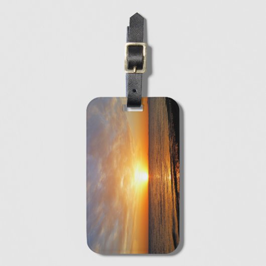 SONNENUNTERNEHMEN GEPÄCKANHÄNGER (Vorderseite Vertikal)