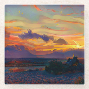 SONNENUNTERNEHMEN GLASUNTERSETZER