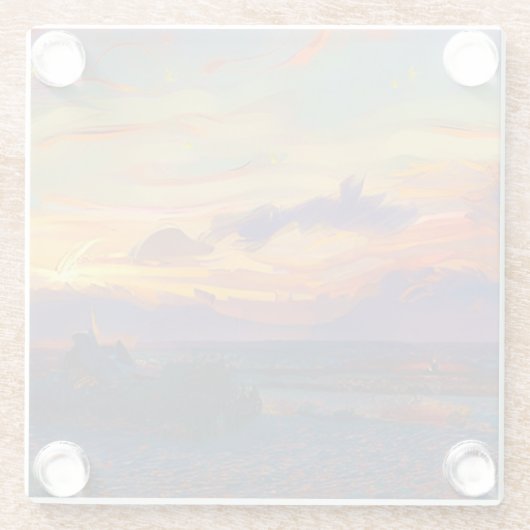 SONNENUNTERNEHMEN GLASUNTERSETZER (Rückseite)