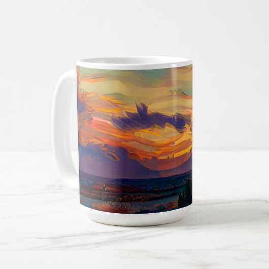 SONNENUNTERNEHMEN KAFFEETASSE (Vorderseite Links)