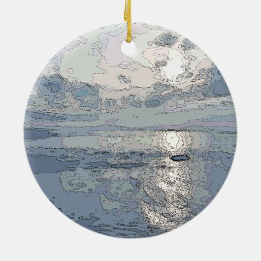 SONNENUNTERNEHMEN KERAMIK ORNAMENT (Hinten)