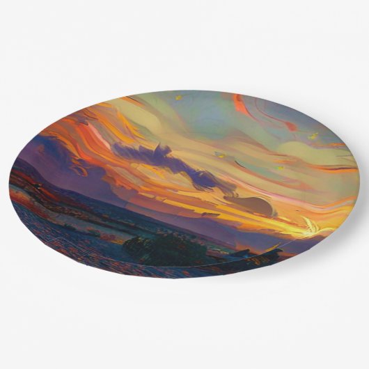 SONNENUNTERNEHMEN PAPPTELLER (Schrägansicht)