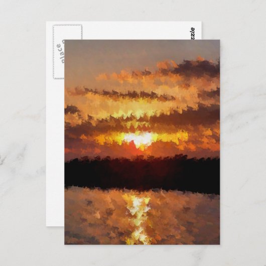 SONNENUNTERNEHMEN POSTKARTE (Vorne/Hinten)