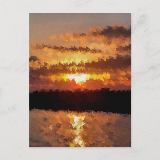 SONNENUNTERNEHMEN POSTKARTE (Vorderseite)