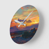 SONNENUNTERNEHMEN RUNDE WANDUHR (Winkel)