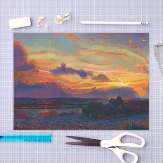 SONNENUNTERNEHMEN SEIDENPAPIER (Handwerk)