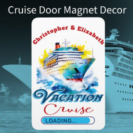 Sonnenurlaub Loading Cruise Monogram Ship Door Magnet