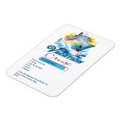 Sonnenurlaub Loading Kreuzfahrt Schiff Tür Magnet (Linke Seite)