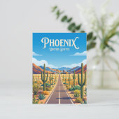 Sonnenvalley-Vororte Arizona Postkarte (Stehend Vorderseite)