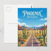 Sonnenvalley-Vororte Arizona Postkarte (Vorne/Hinten)