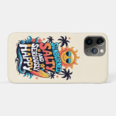 Sonnenverbrannt Salzig und Glücklich – Retro-Stran Case-Mate iPhone Hülle (Rückseite (Horizontal))