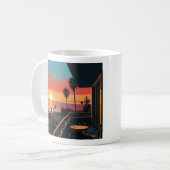 SONNENVERKEHR IN SANTA MONICA #1 KAFFEETASSE (Vorderseite Links)