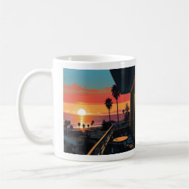 SONNENVERKEHR IN SANTA MONICA #1 KAFFEETASSE